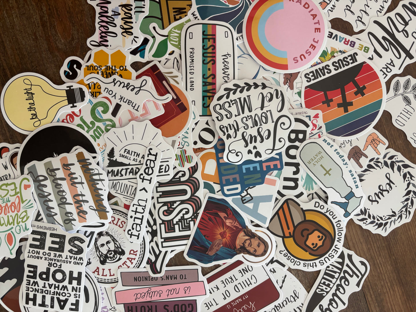 100pc. Jesus Stickers