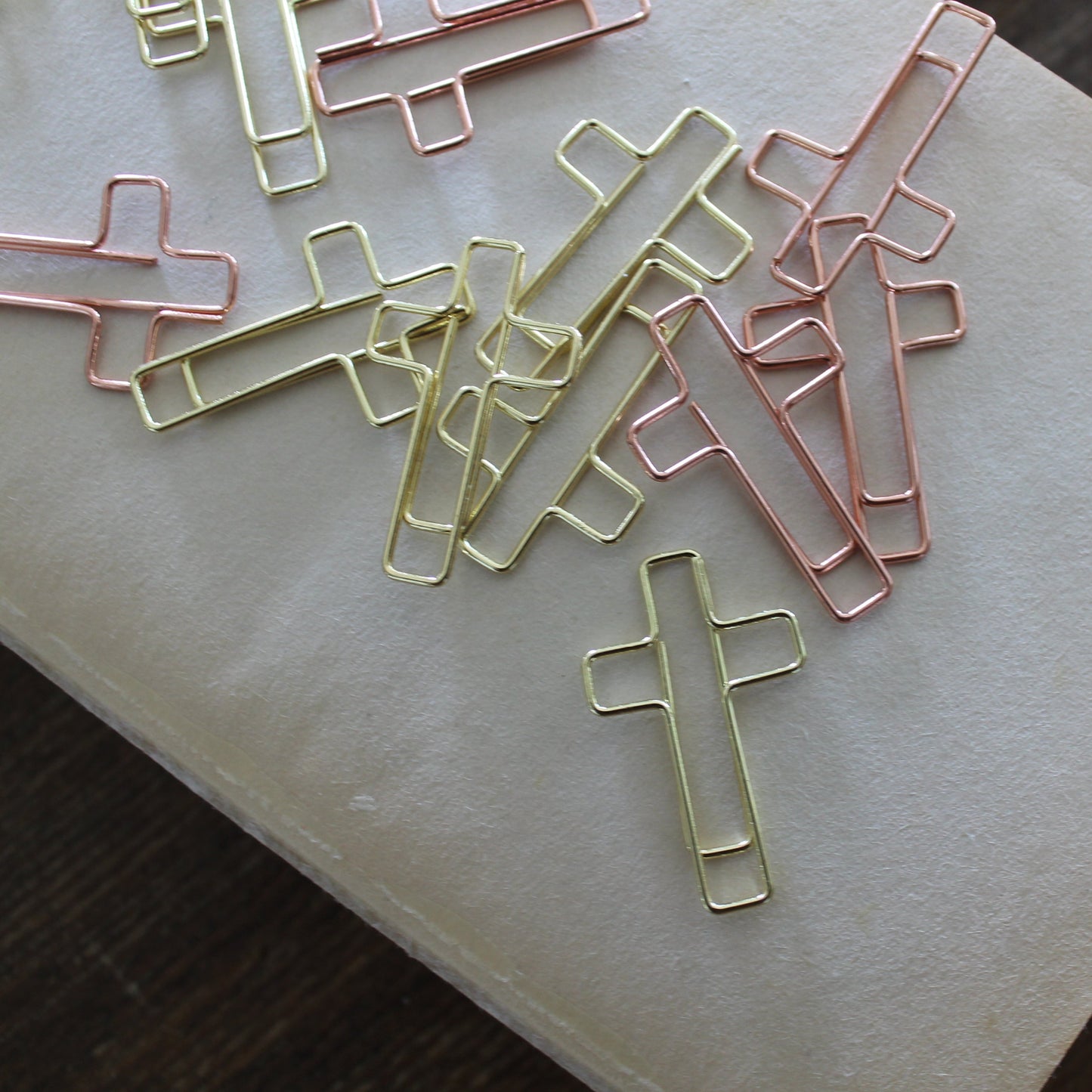 cross paperclips