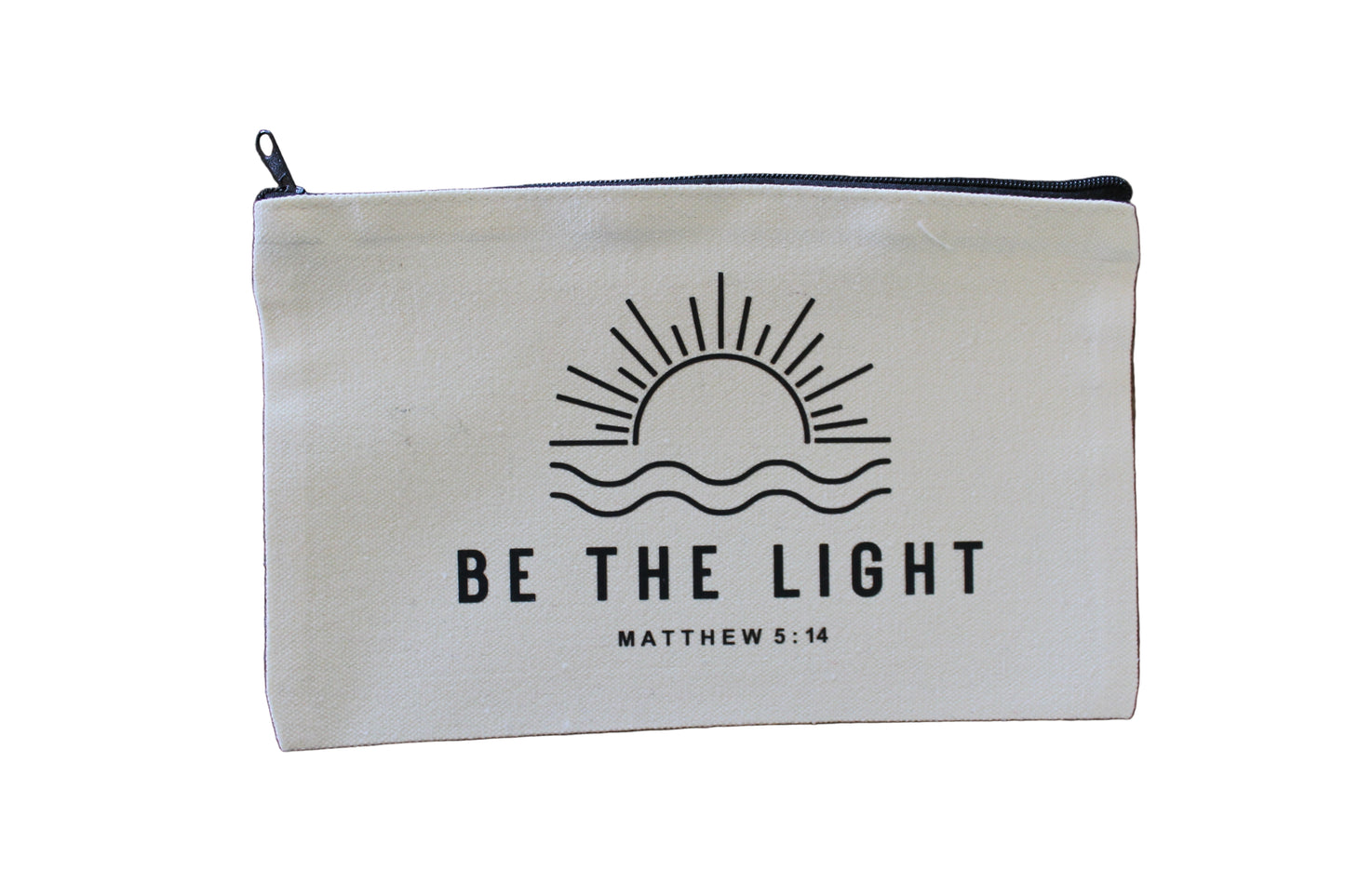 be the light zipper pouch