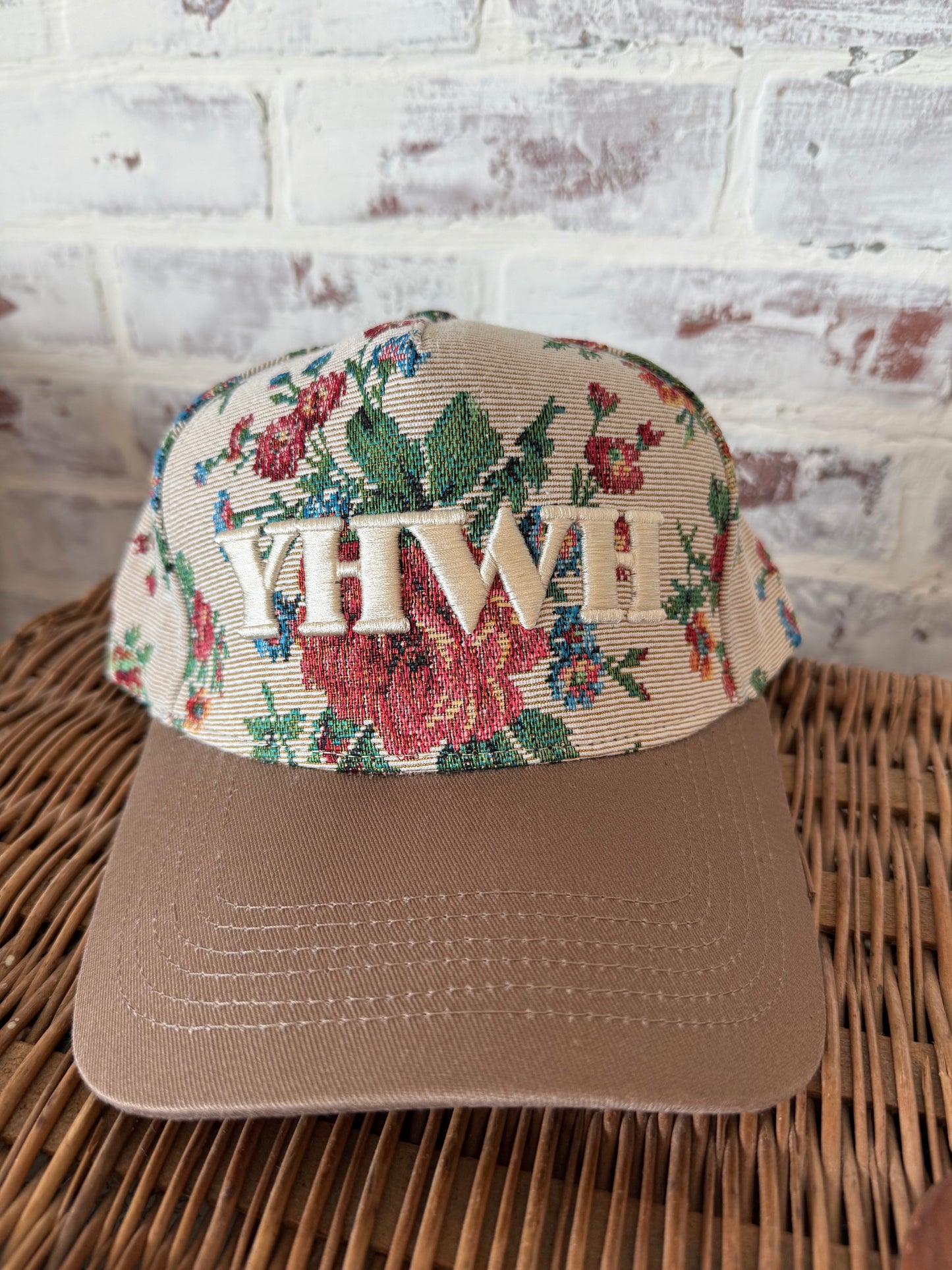 Floral Hat: YHWH