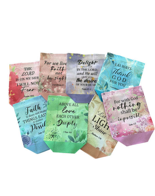 8pc. Scripture Gift Bag Set