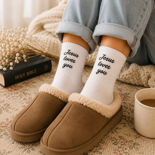 Jesus Loves You Socks